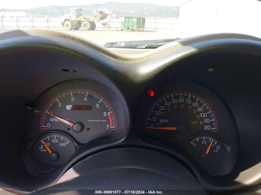 2005 Pontiac Grand Am Se VIN: 1G2NE52E25M196248 Lot: 39891077