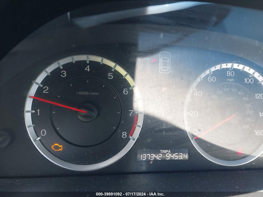 2010 Honda Accord 2.4 Ex-L VIN: 1HGCP2F89AA079876 Lot: 39891092