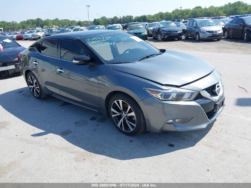 2017 Nissan Maxima 3.5S/Sv/Sl/Sr/Plat VIN: 1N4AA6AP0HC405470 Lot: 40380318