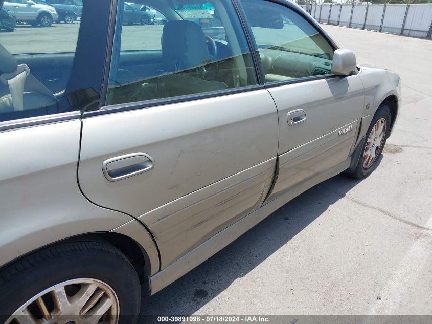 2003 Subaru Legacy Outback H6 3.0 Ll Bean VIN: 4S3BH806837659010 Lot: 39891098