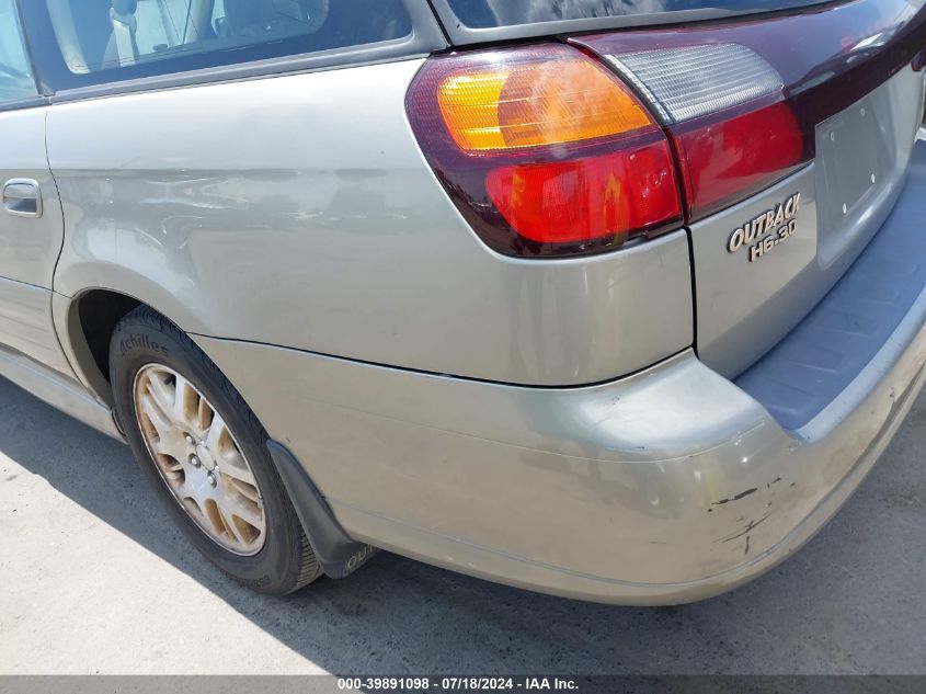 2003 Subaru Legacy Outback H6 3.0 Ll Bean VIN: 4S3BH806837659010 Lot: 39891098