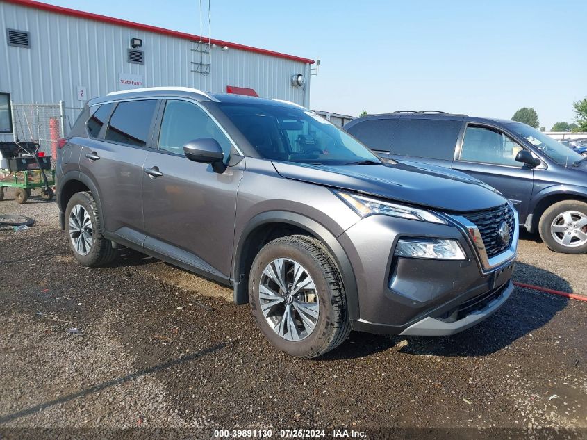 2022 Nissan Rogue Sv Intelligent Awd VIN: JN8BT3BB2NW332790 Lot: 39891130