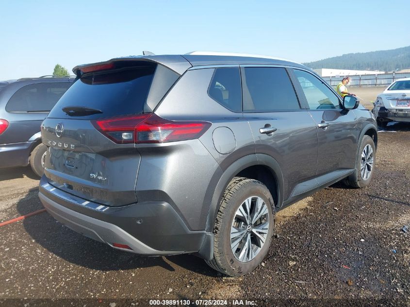 2022 Nissan Rogue Sv Intelligent Awd VIN: JN8BT3BB2NW332790 Lot: 39891130