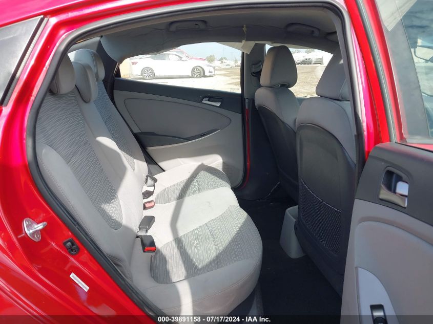 2015 Hyundai Accent Gls VIN: KMHCT4AEXFU805801 Lot: 39891158