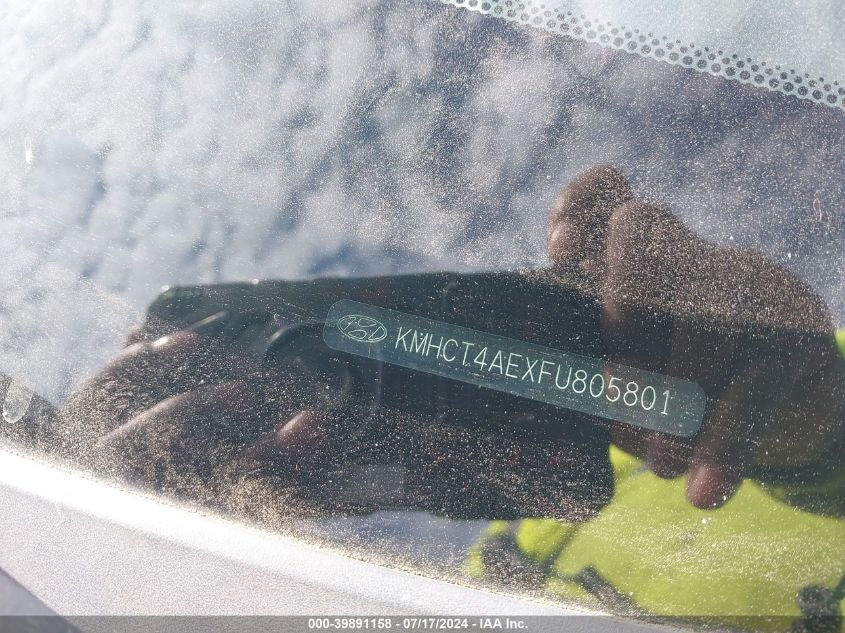 2015 Hyundai Accent Gls VIN: KMHCT4AEXFU805801 Lot: 39891158