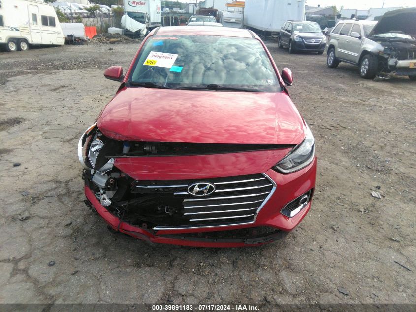 2021 Hyundai Accent Sel VIN: 3KPC24A66ME136518 Lot: 39891183