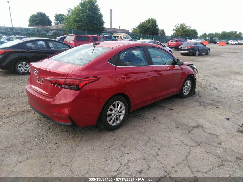 2021 Hyundai Accent Sel VIN: 3KPC24A66ME136518 Lot: 39891183