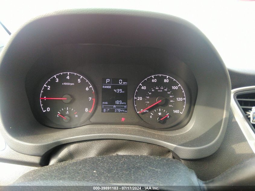 2021 Hyundai Accent Sel VIN: 3KPC24A66ME136518 Lot: 39891183