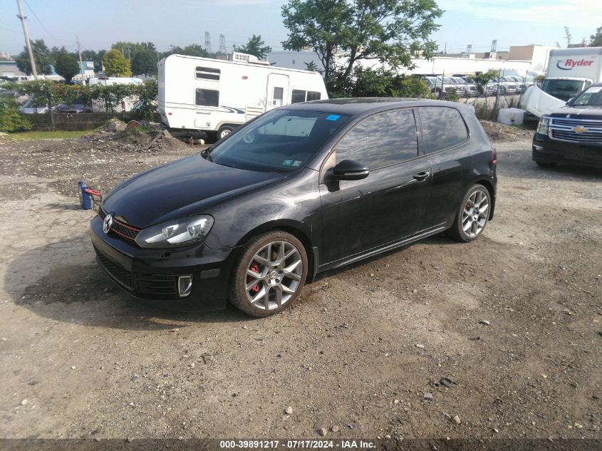 2012 Volkswagen Gti VIN: WVWED7AJ6CW087334 Lot: 39891217