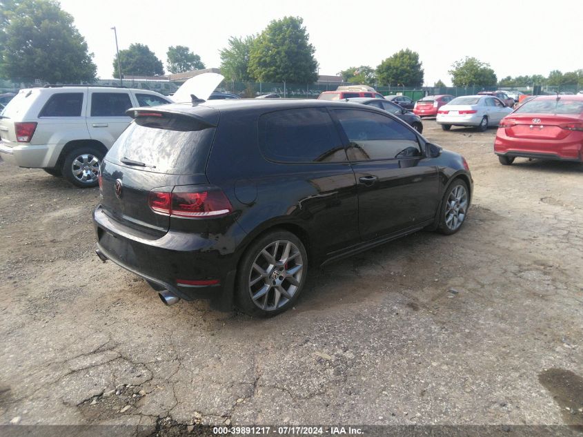 2012 Volkswagen Gti VIN: WVWED7AJ6CW087334 Lot: 39891217