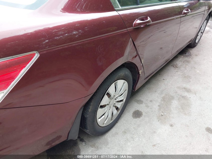 2010 Honda Accord 2.4 Lx VIN: 1HGCP2F33AA092773 Lot: 39891251