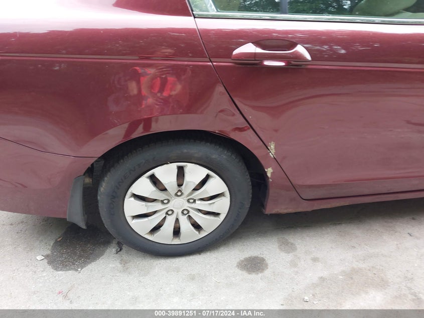 2010 Honda Accord 2.4 Lx VIN: 1HGCP2F33AA092773 Lot: 39891251