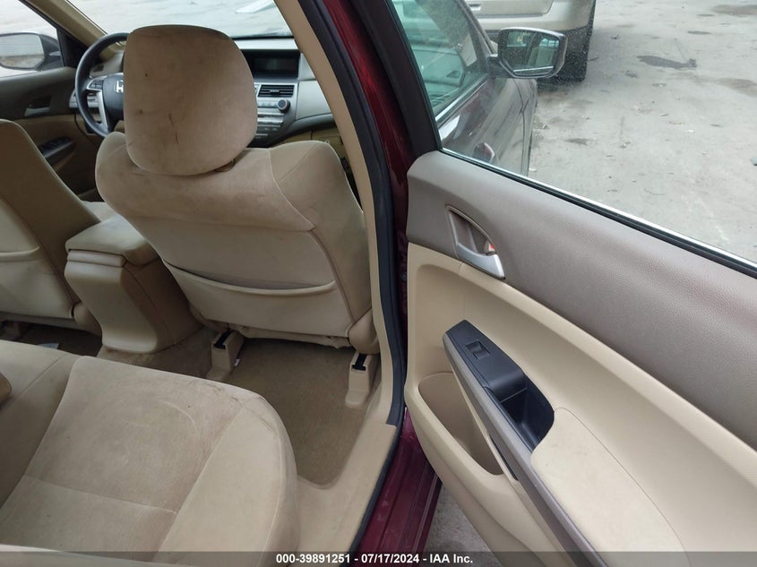 2010 Honda Accord 2.4 Lx VIN: 1HGCP2F33AA092773 Lot: 39891251