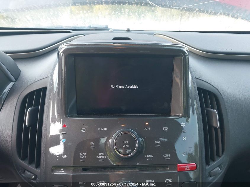 2011 Chevrolet Volt VIN: 1G1RD6E40BU102252 Lot: 39891254