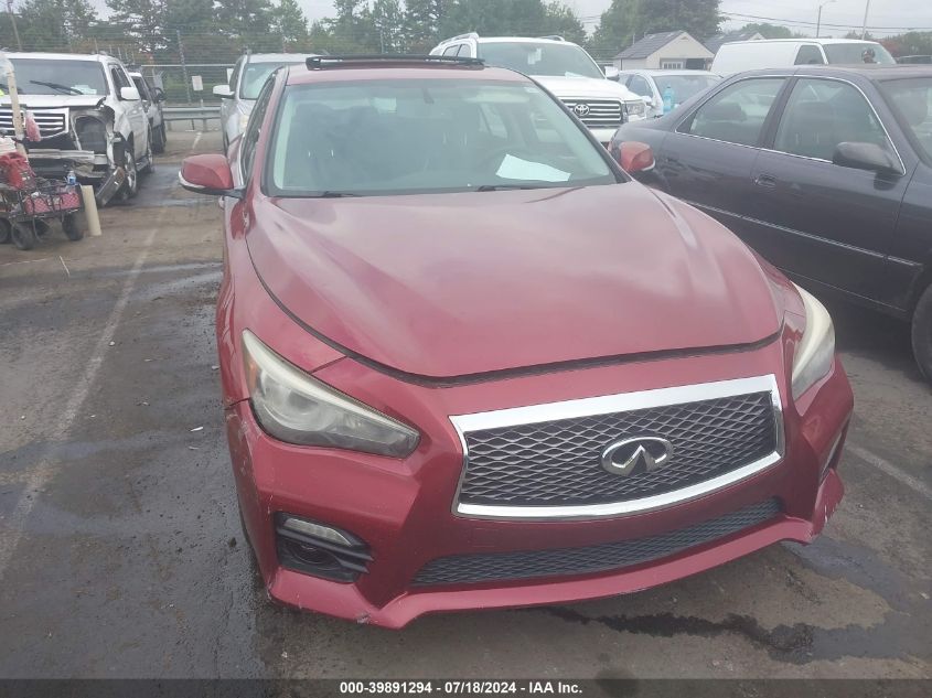 2014 Infiniti Q50 Sport VIN: JN1BV7AP5EM675912 Lot: 39891294