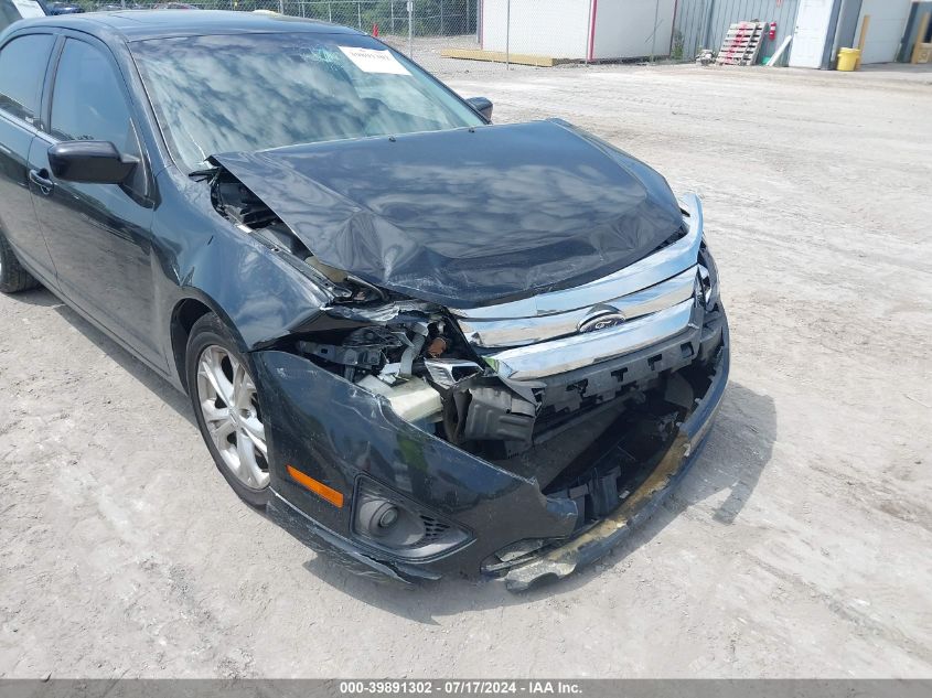 2012 Ford Fusion Se VIN: 3FAHP0HA1CR432134 Lot: 39891302