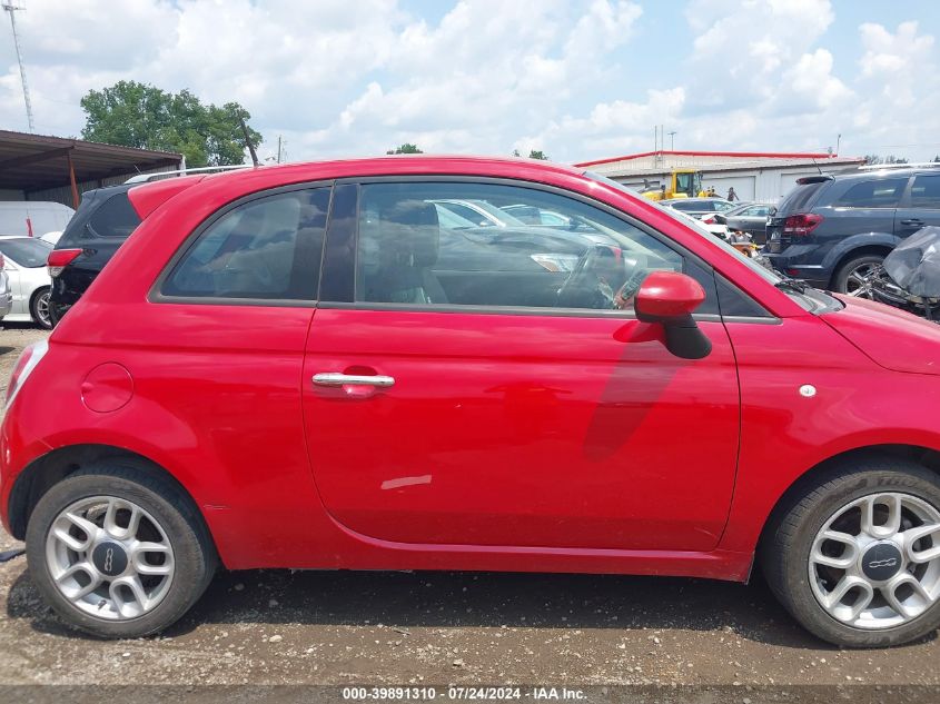 2013 Fiat 500 Pop VIN: 3C3CFFAR9DT749047 Lot: 39891310