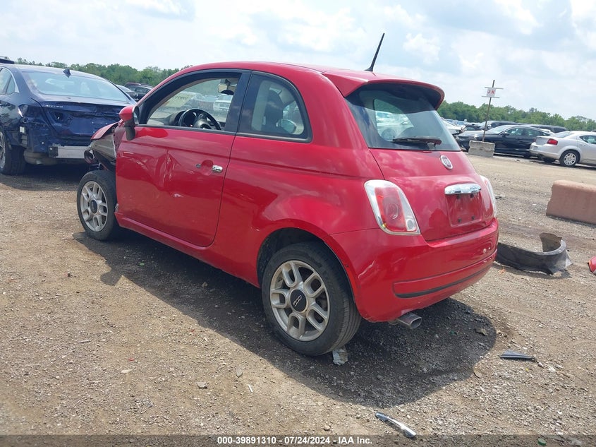 2013 Fiat 500 Pop VIN: 3C3CFFAR9DT749047 Lot: 39891310