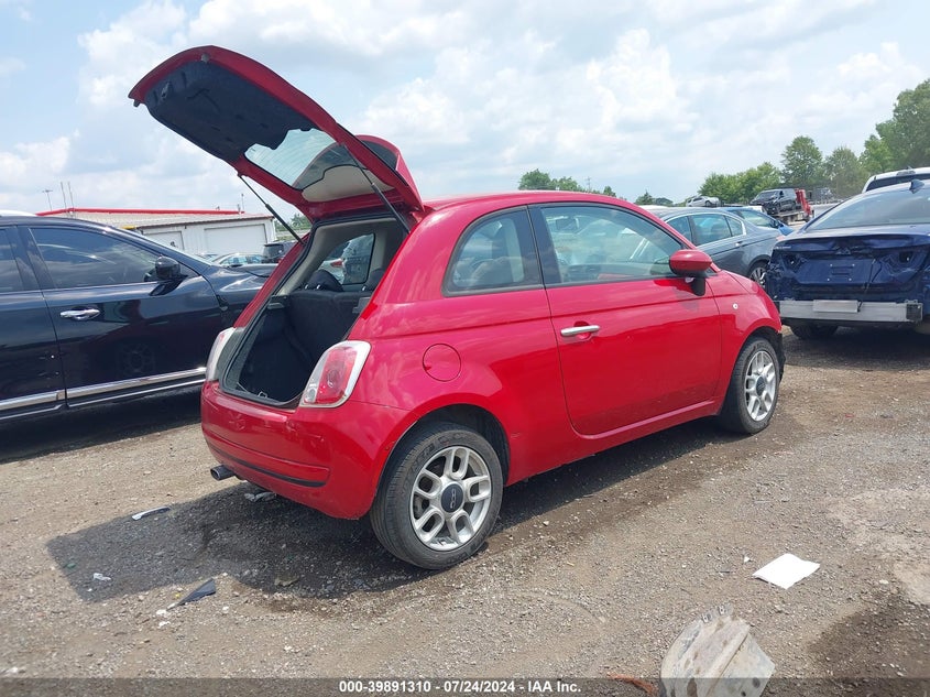 2013 Fiat 500 Pop VIN: 3C3CFFAR9DT749047 Lot: 39891310