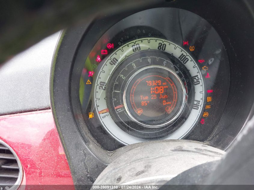 2013 Fiat 500 Pop VIN: 3C3CFFAR9DT749047 Lot: 39891310