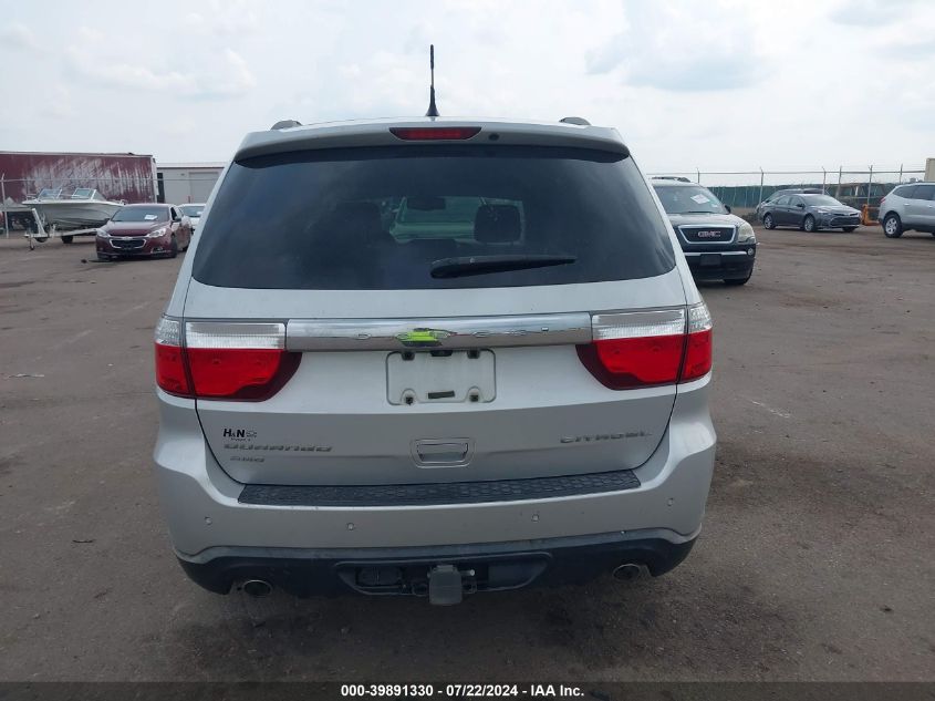 2013 Dodge Durango Citadel VIN: 1C4SDJET8DC602462 Lot: 39891330