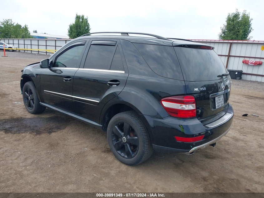 2011 Mercedes-Benz Ml 350 350 4Matic VIN: 4JGBB8GB6BA645849 Lot: 39891349
