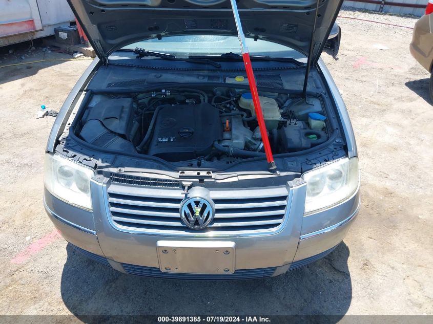 2005 Volkswagen Passat Gl VIN: WVWMD63B35E008741 Lot: 39891385