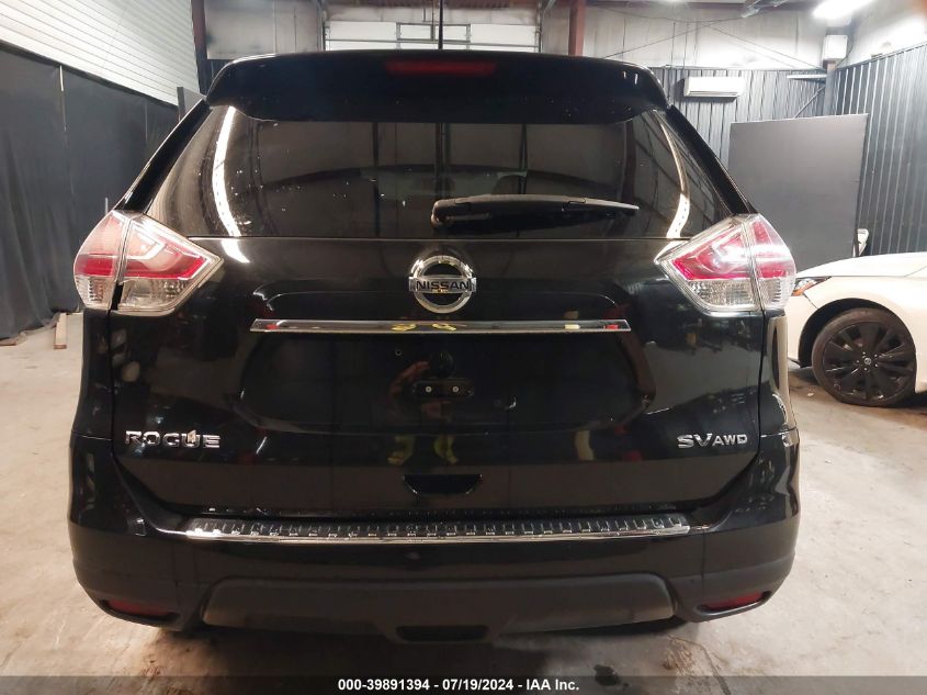 2016 Nissan Rogue Sv VIN: JN8AT2MV3GW148829 Lot: 39891394