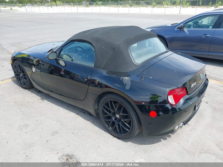 2006 BMW Z4 3.0Si VIN: 4USBU53556LW92100 Lot: 39891414
