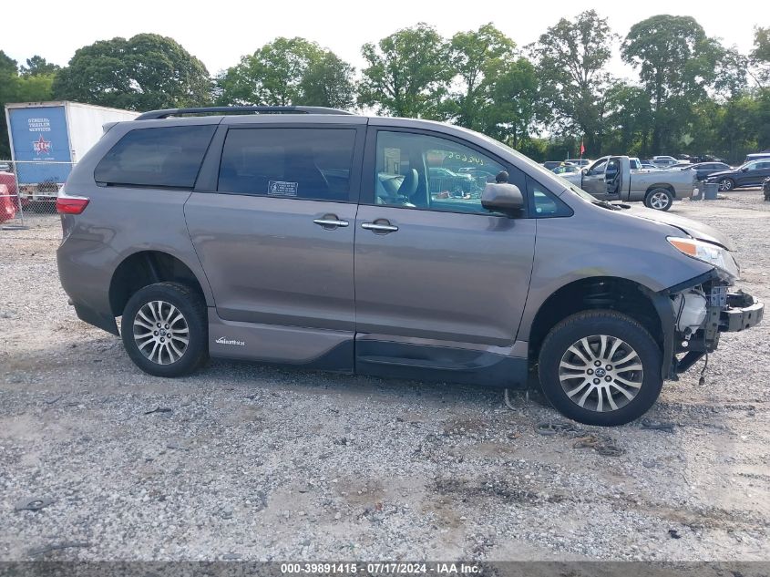 2018 Toyota Sienna Xle 8 Passenger VIN: 5TDYZ3DC1JS919714 Lot: 39891415