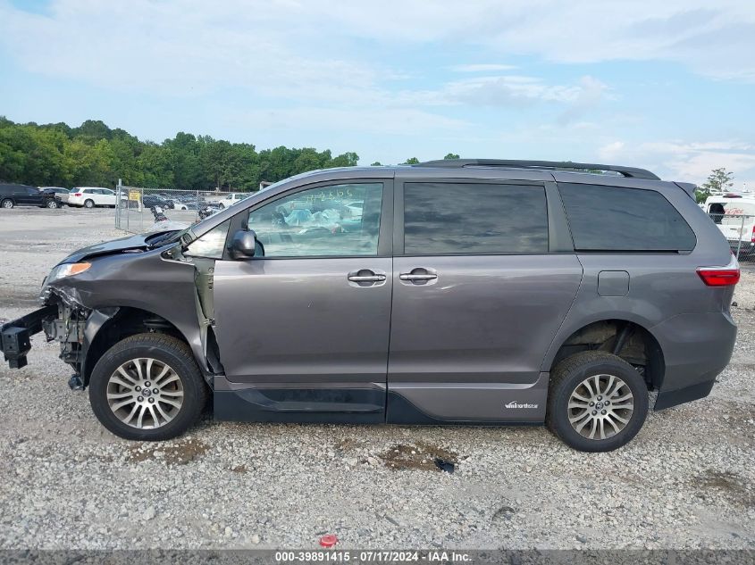 2018 Toyota Sienna Xle 8 Passenger VIN: 5TDYZ3DC1JS919714 Lot: 39891415