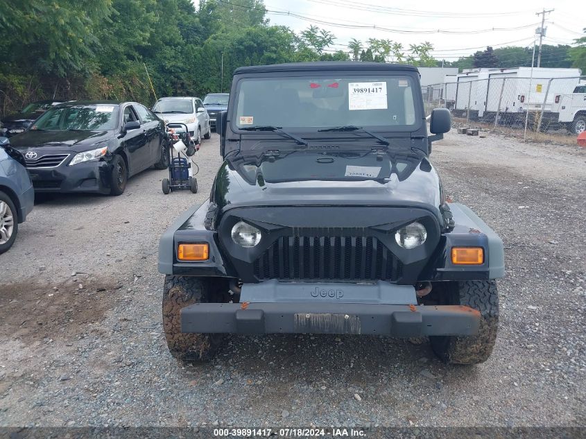 2006 Jeep Wrangler Se VIN: 1J4FA29156P766752 Lot: 39891417