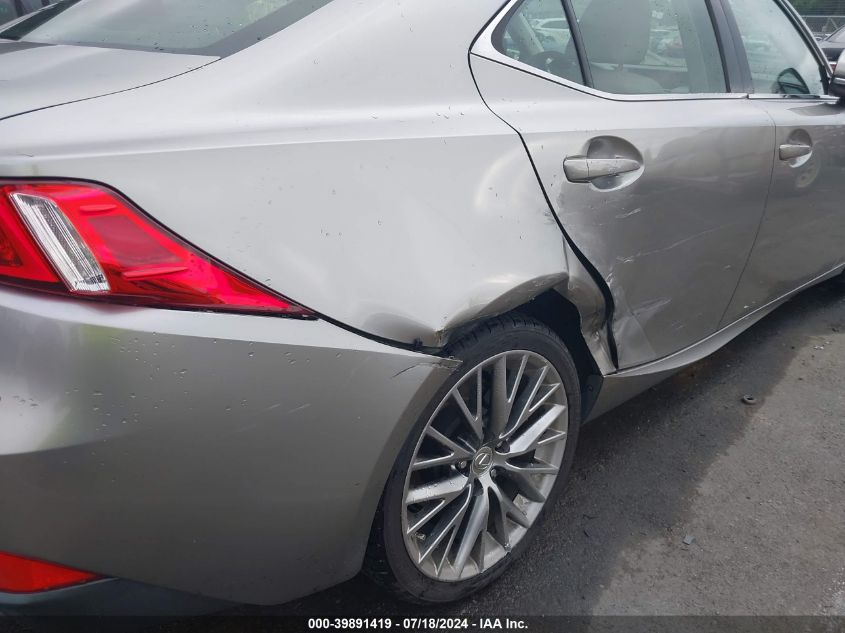 2014 Lexus Is 250 VIN: JTHBF1D25E5007396 Lot: 39891419