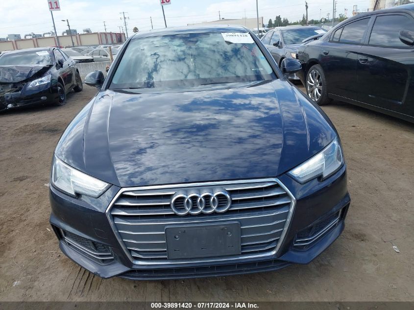 2018 Audi A4 2.0T Tech Ultra Premium/2.0T Ultra Premium VIN: WAUKMAF45JA130099 Lot: 39891420