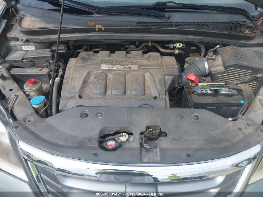 2009 Honda Odyssey Ex-L VIN: 5FNRL387X9B016349 Lot: 39891421