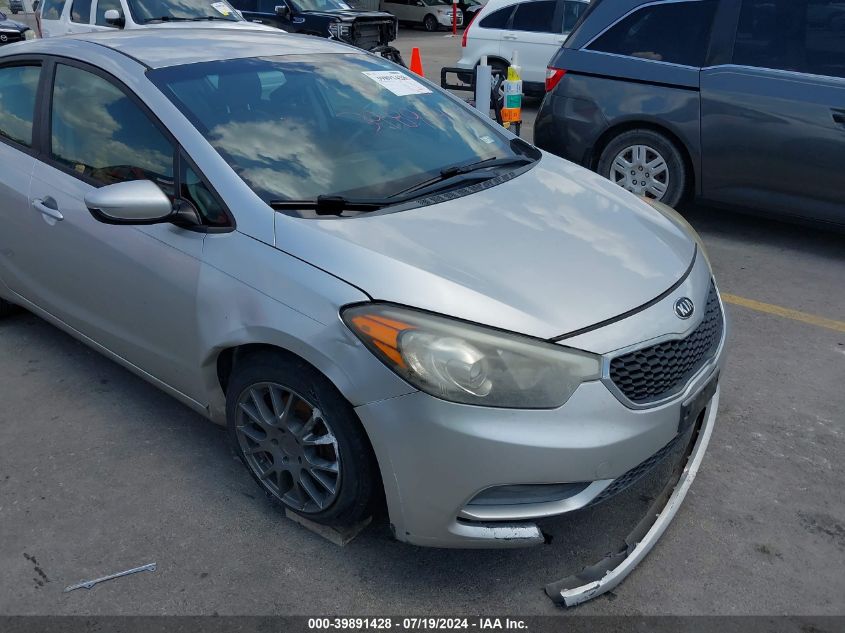 2015 Kia Forte Lx VIN: KNAFK4A65F5304612 Lot: 39891428