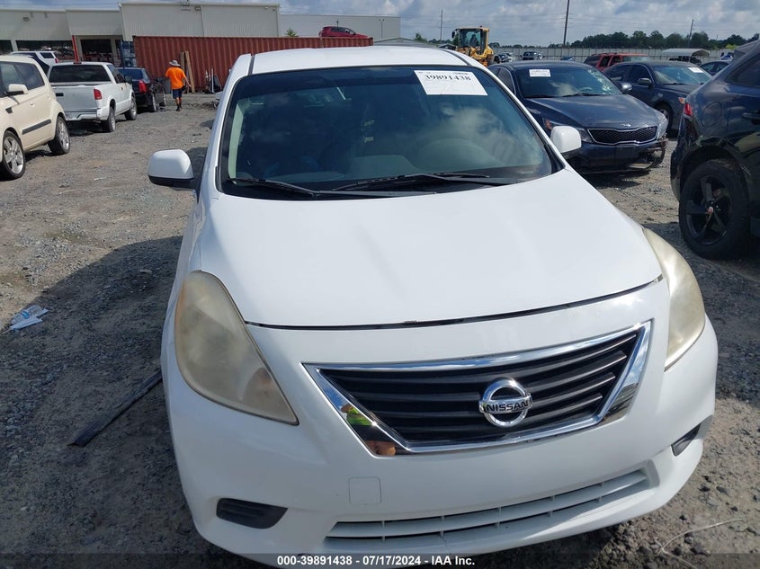 2012 Nissan Versa 1.6 Sv VIN: 3N1CN7AP2CL853836 Lot: 39891438