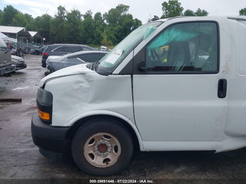 2019 Chevrolet Express 2500 Work Van VIN: 1GCWGAFG3K1358092 Lot: 39891446