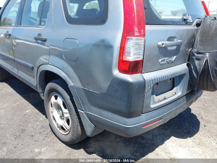 2005 Honda Cr-V Lx VIN: JHLRD68535C011727 Lot: 39891459