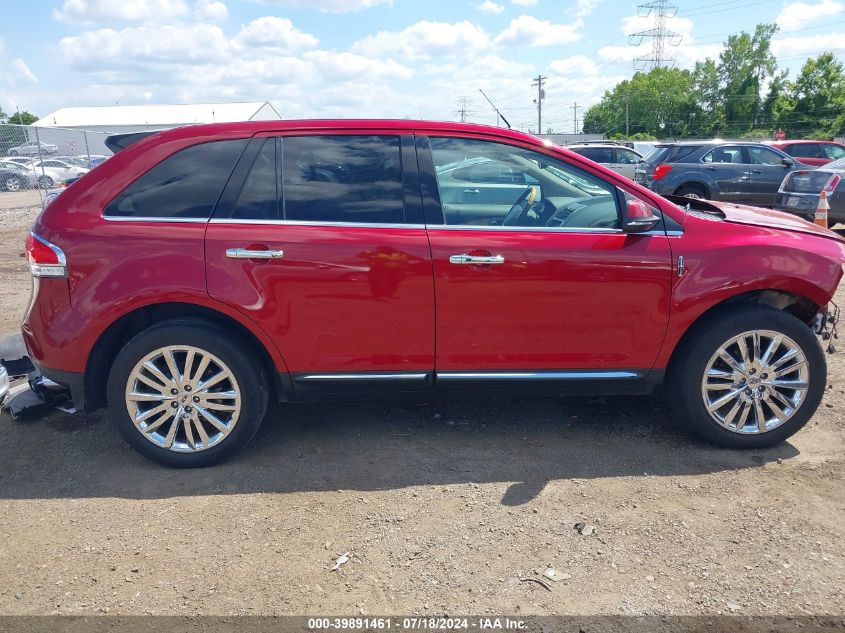 2014 Lincoln Mkx VIN: 2LMDJ6JK2EBL18323 Lot: 39891461