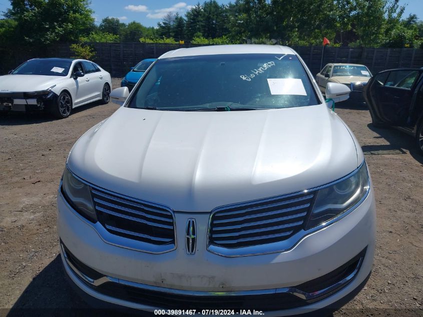 2016 Lincoln Mkx Select VIN: 2LMTJ8KR3GBL21673 Lot: 39891467