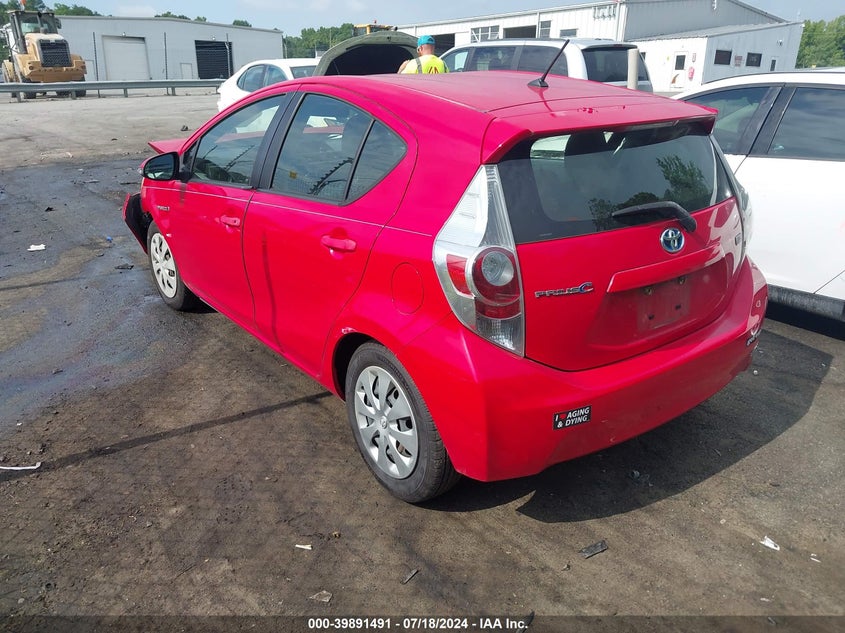 2013 Toyota Prius C Two VIN: JTDKDTB37D1530682 Lot: 39891491