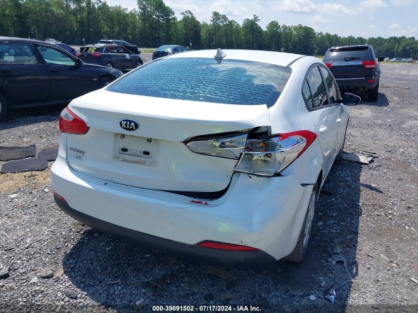 2016 Kia Forte Lx VIN: KNAFX4A69G5553319 Lot: 39891502