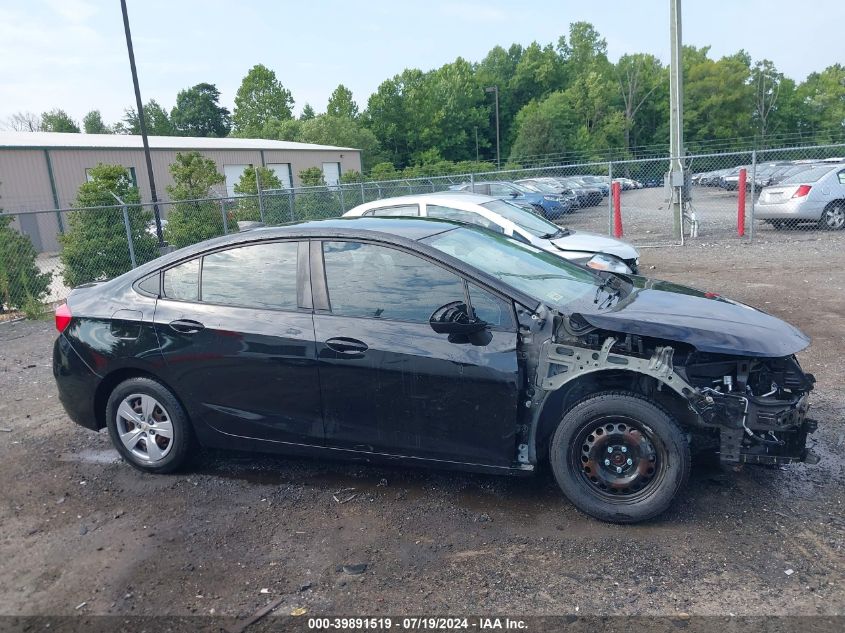 2018 Chevrolet Cruze Ls Auto VIN: 1G1BC5SM3J7170335 Lot: 39891519