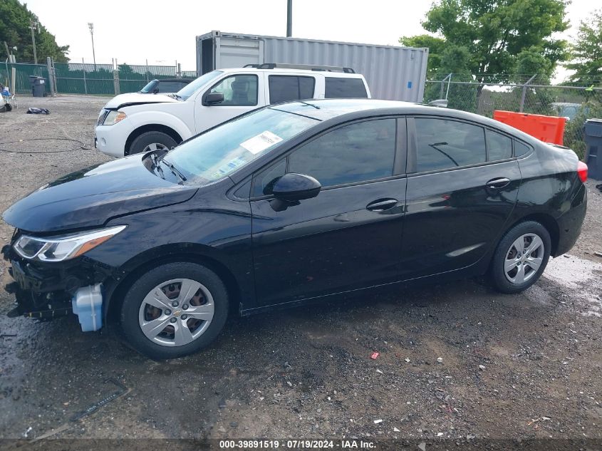 2018 Chevrolet Cruze Ls Auto VIN: 1G1BC5SM3J7170335 Lot: 39891519