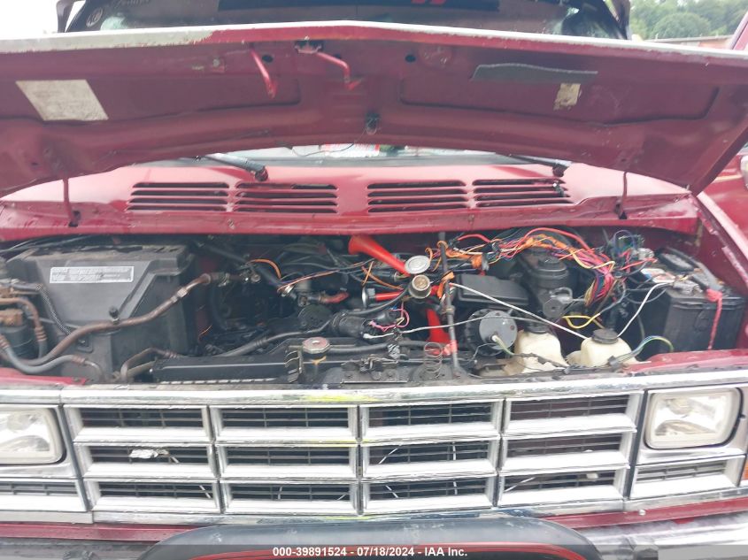 1991 Dodge Ram Van B250 VIN: 2B6HB21Y7MK447222 Lot: 39891524