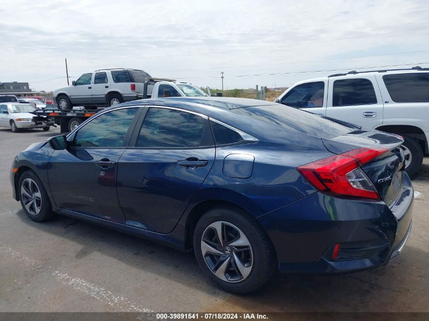 2020 Honda Civic Lx VIN: 19XFC2F67LE003434 Lot: 39891541