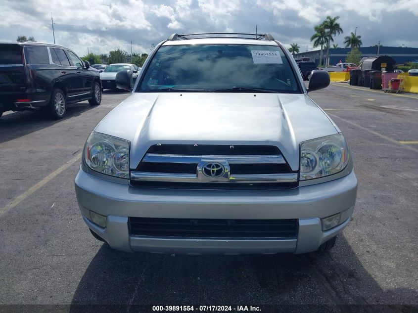 2005 Toyota 4Runner Sr5 VIN: JTEBU14R550065845 Lot: 39891554