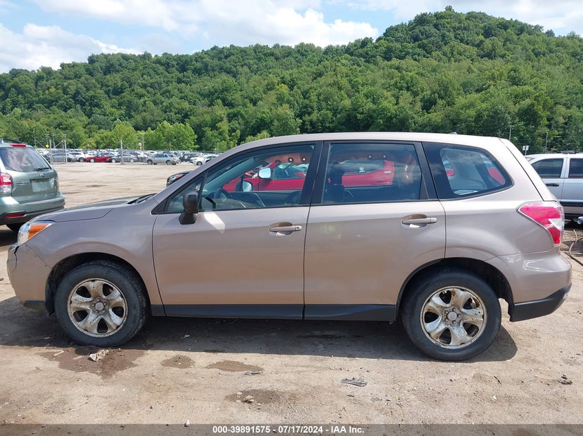 2014 SUBARU FORESTER 2.5I - JF2SJAAC6EH417721