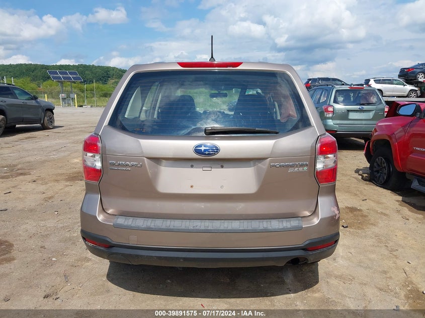2014 SUBARU FORESTER 2.5I - JF2SJAAC6EH417721